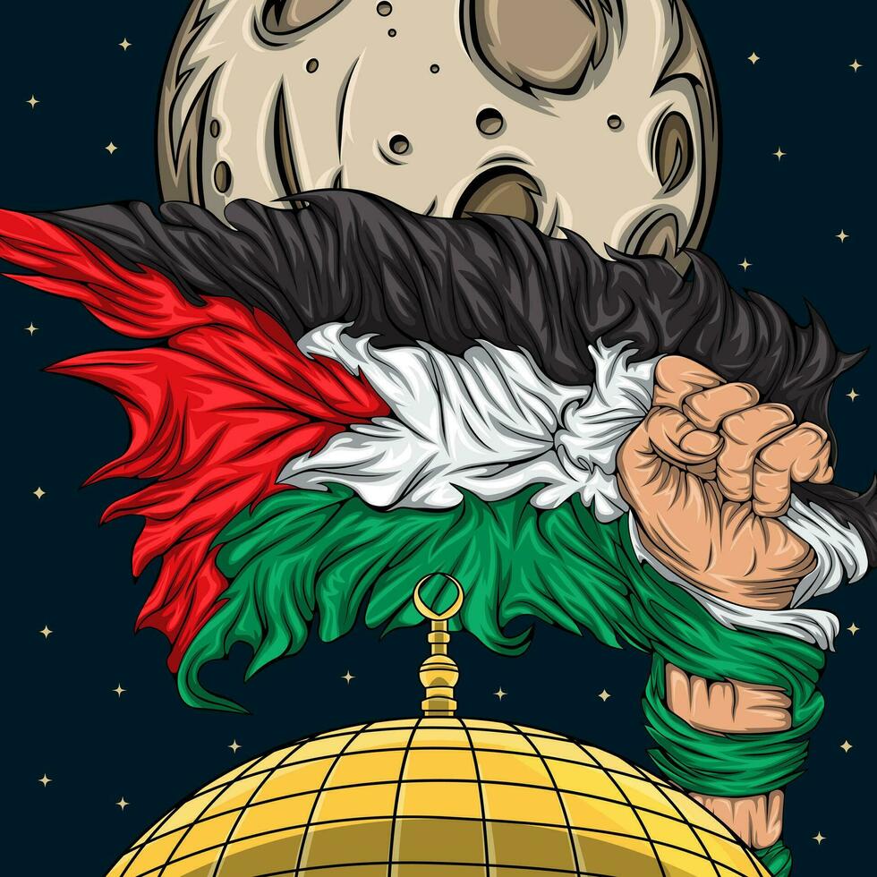 vector ilustración diseño de Palestina