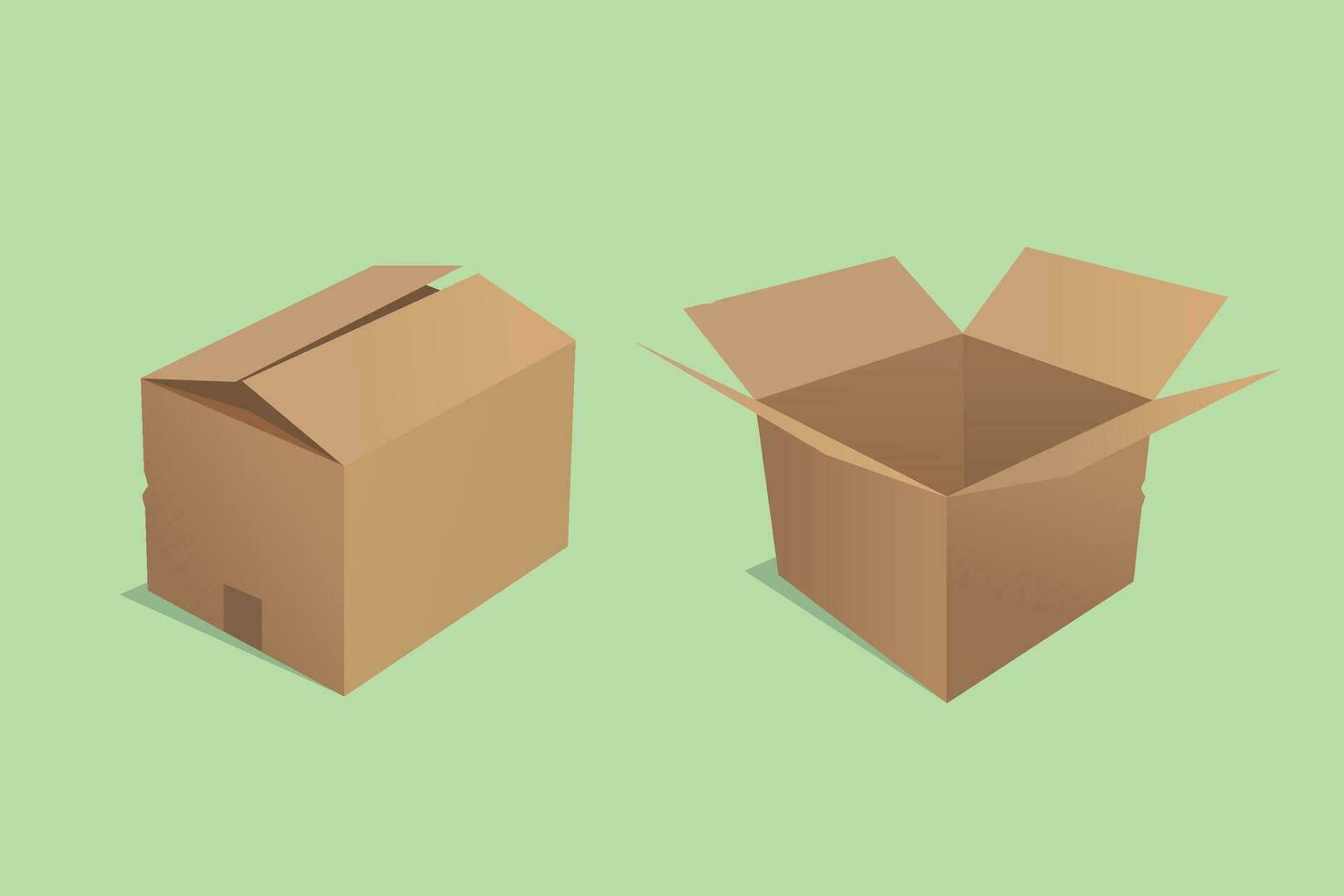 cardbox vector illustration