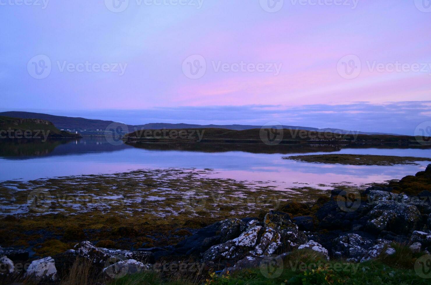 Rocks and Seaweed at Dunvegan Loch photo