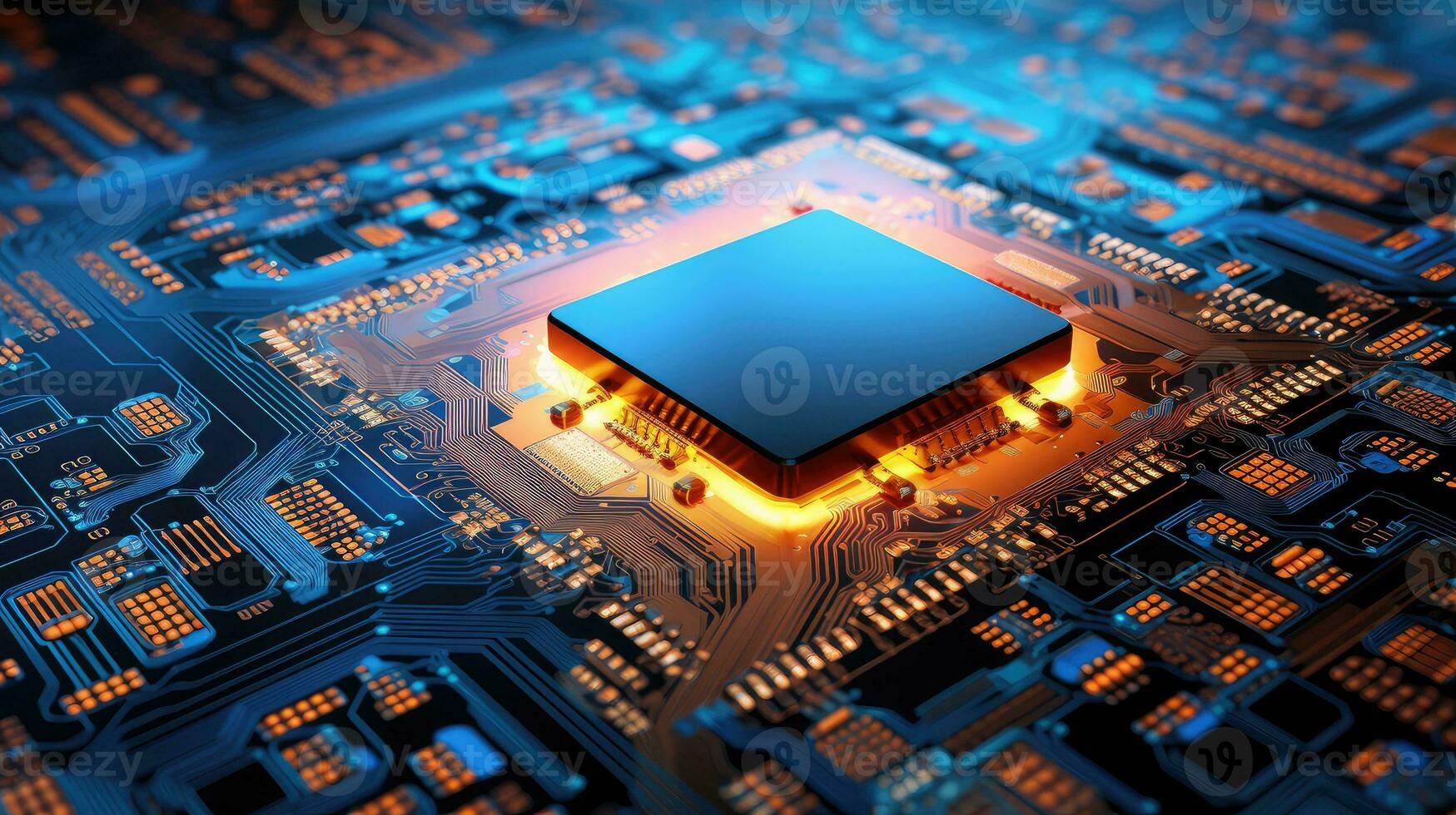 power energy efficient chip ai generated photo