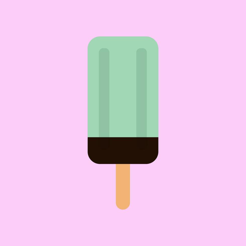ice cream icon flat design vector