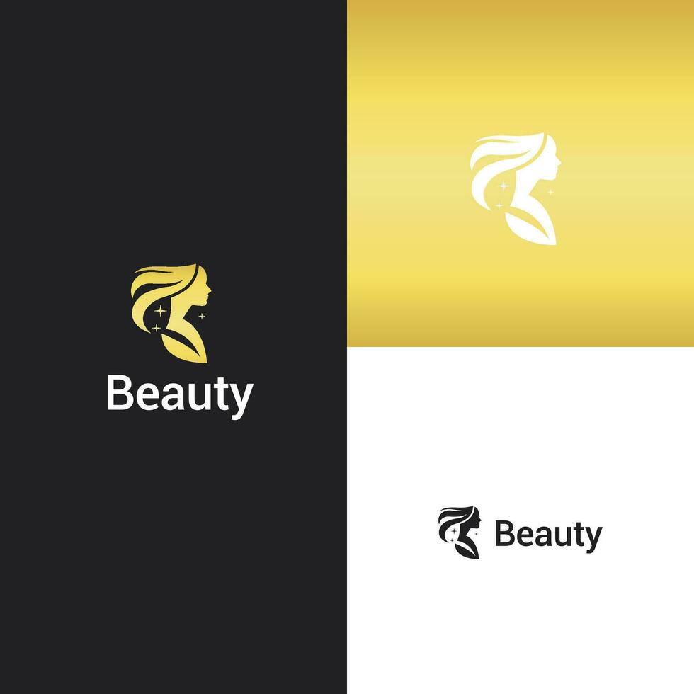 Female beauty symbol design vector
