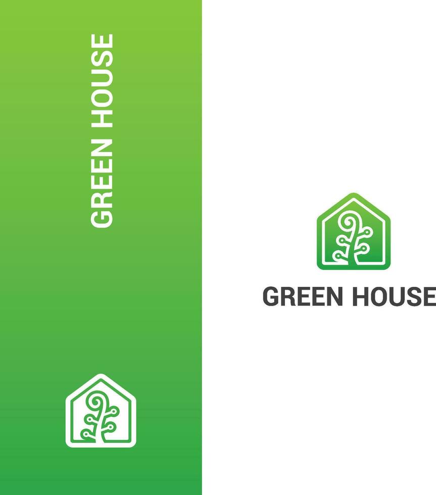 green house symbol design vector