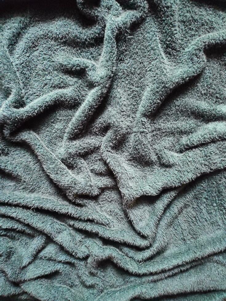 textura, patrón, antecedentes negro toallas expuesto a luz de sol foto