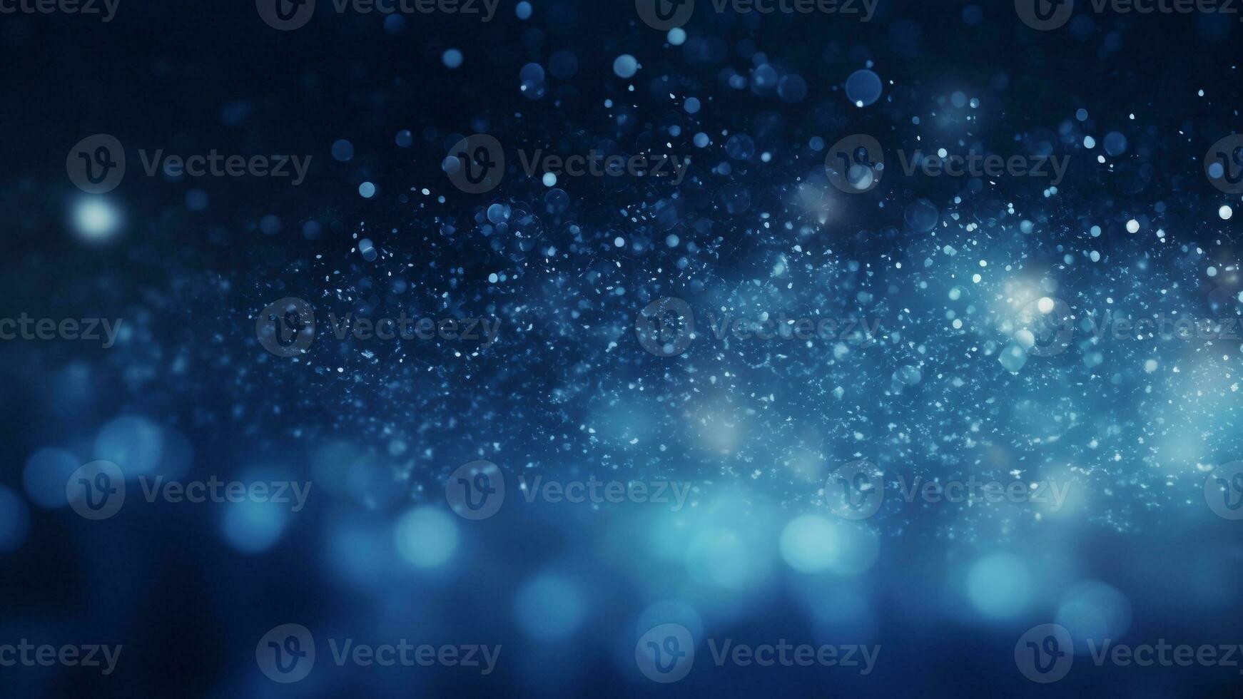 Abstract blur bokeh light blue for background. Created with AI Generative. photo