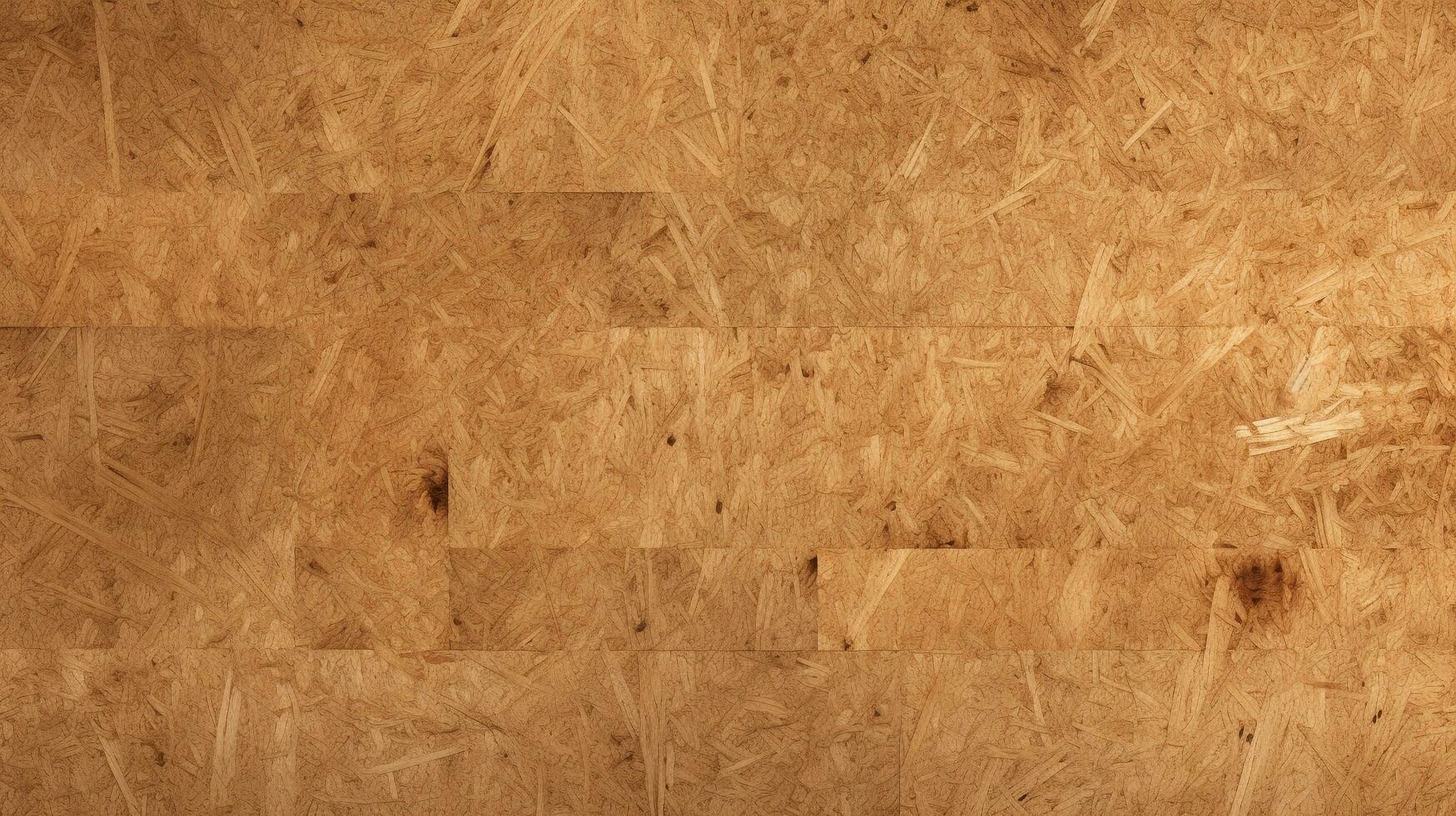 Old particle board wall texture for the background. Created with AI Generative. photo