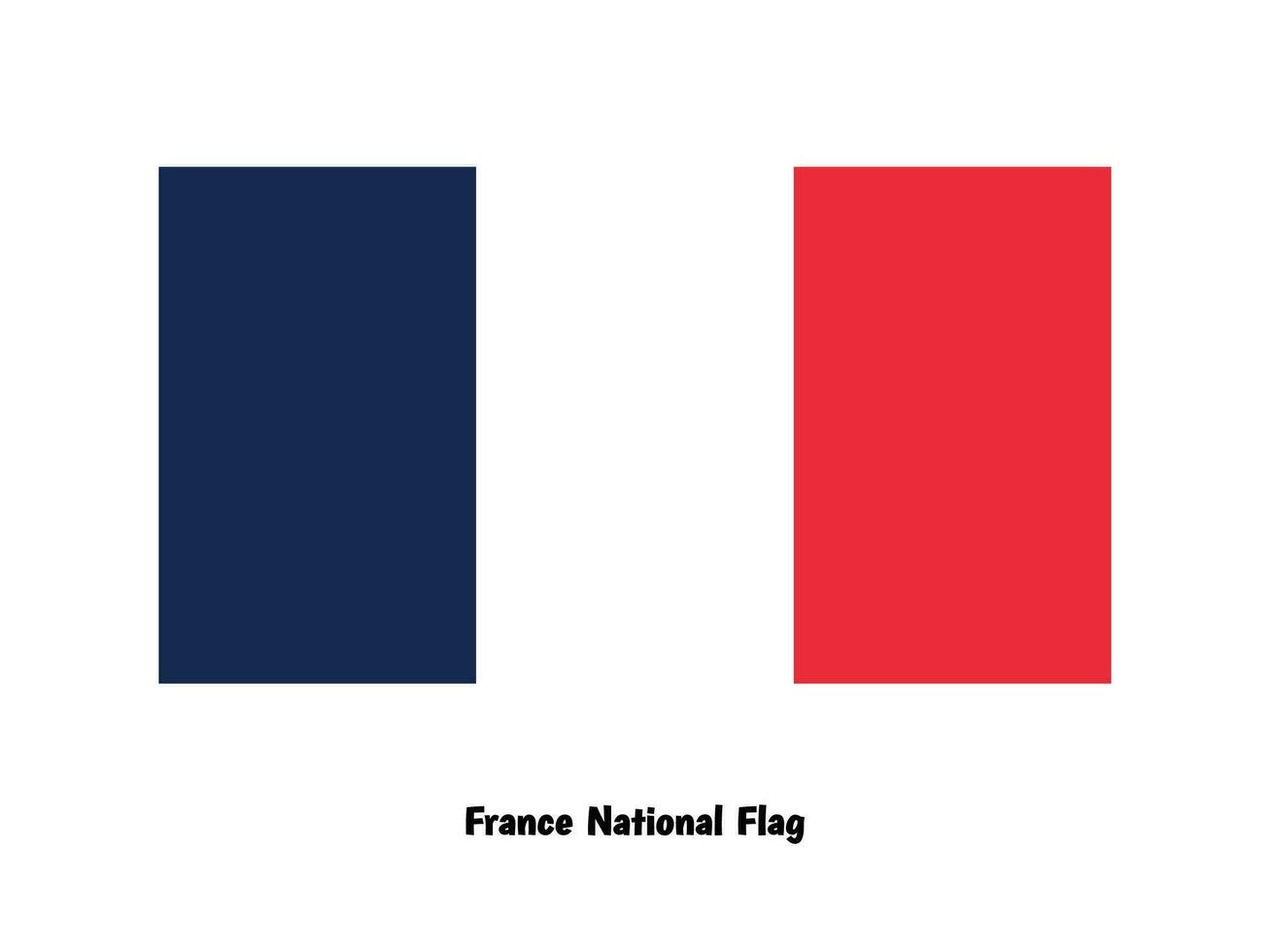 France national flag vector illustration