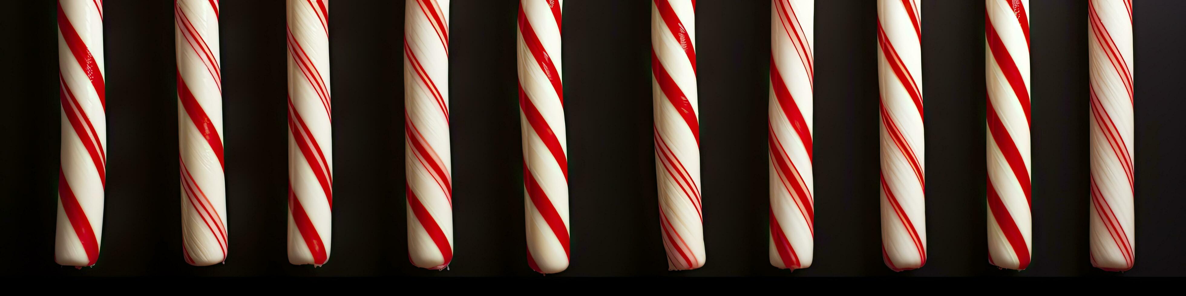 photo of Candy canes Christmas gift guide, AI Generated.