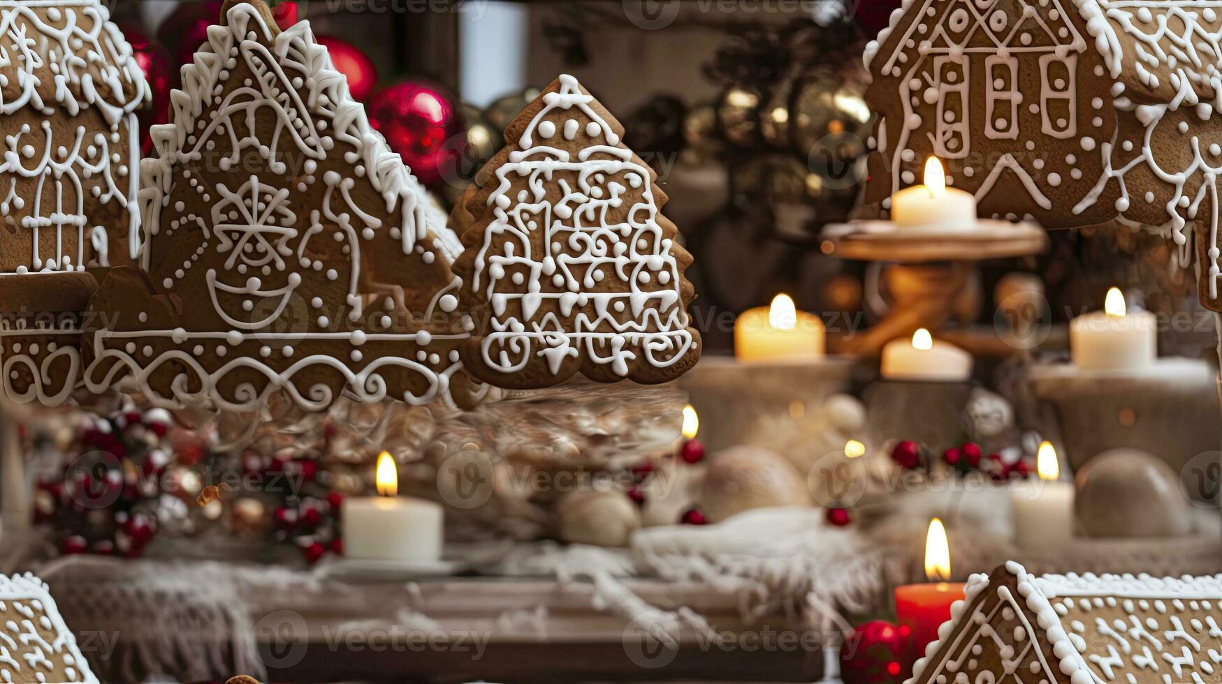 photo of Gingerbread Christmas sweater, AI Generated.