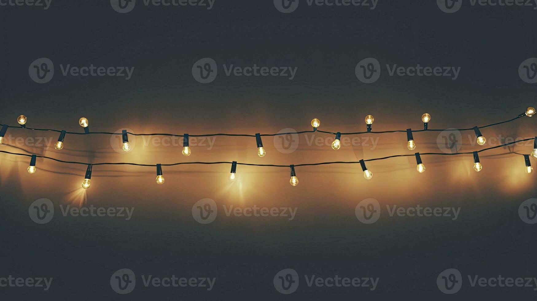 photo of lights Christmas DIY, AI Generated.