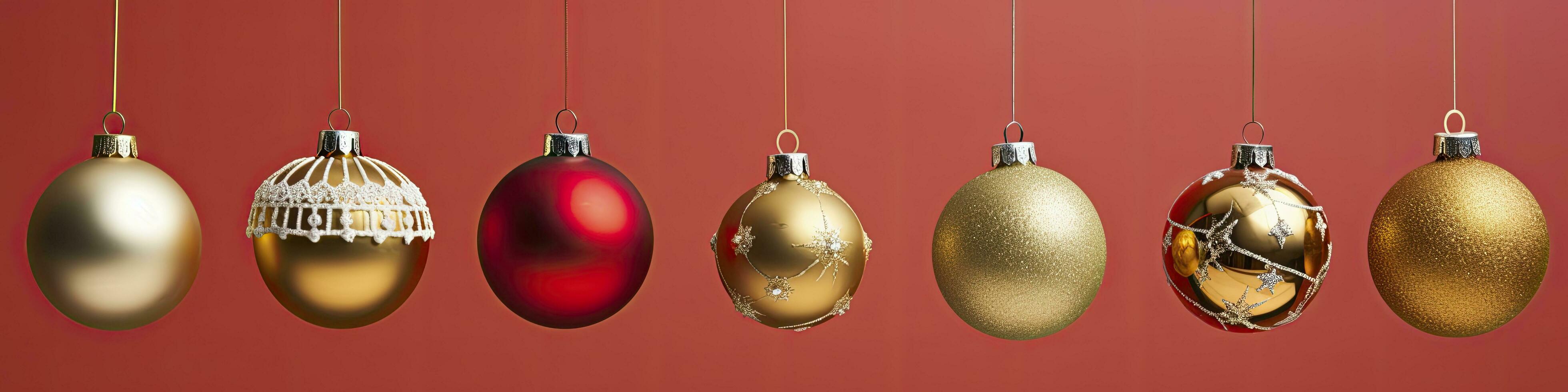 of Ornaments Christmas crafts, AI Generated. photo