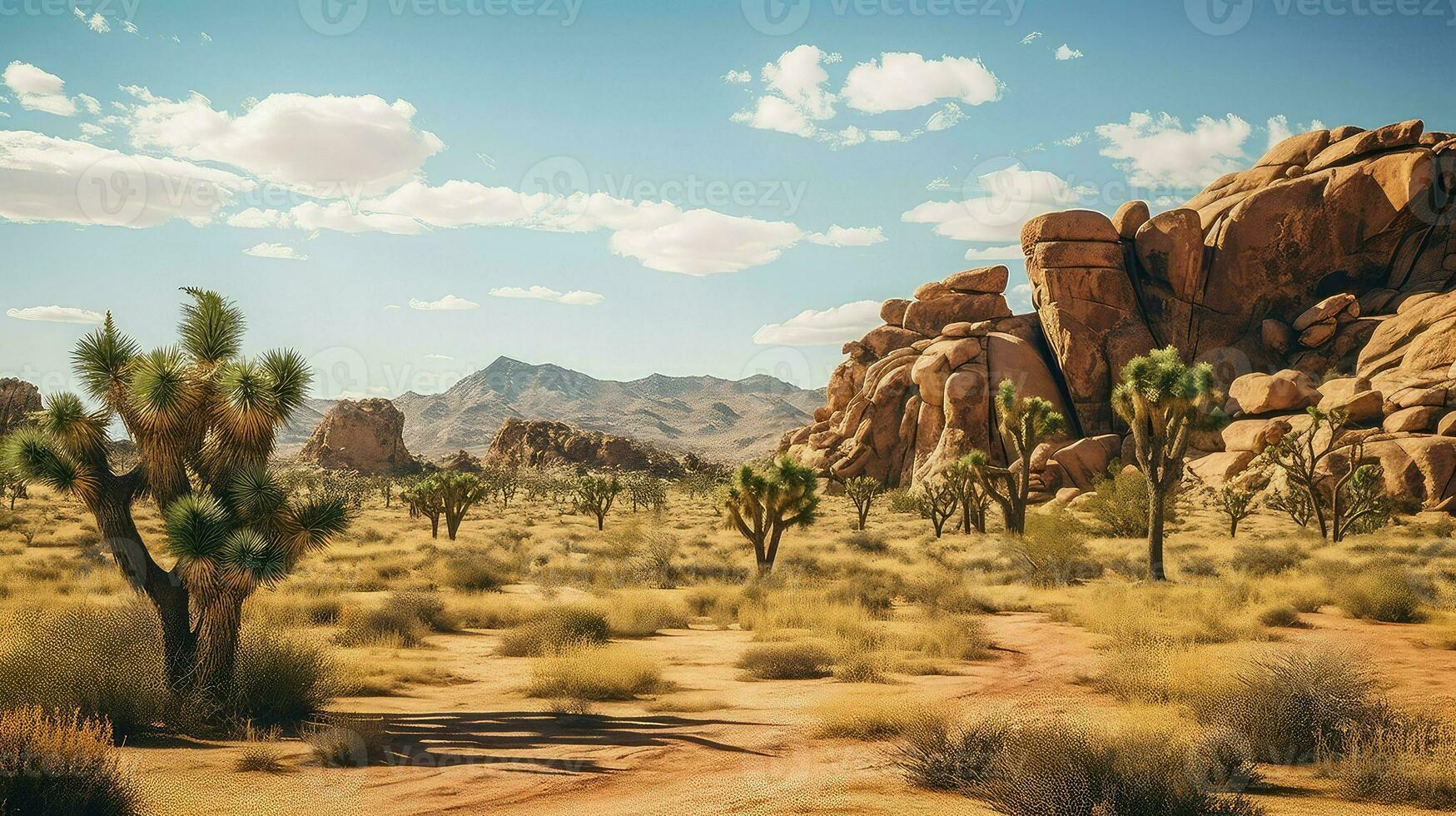 nevada mojave desert unique ai generated photo