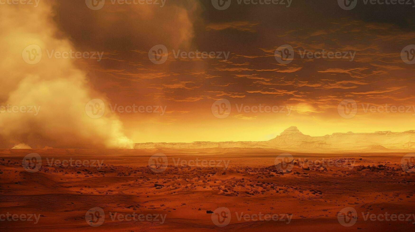 rock Mars methane feathers ai generated photo