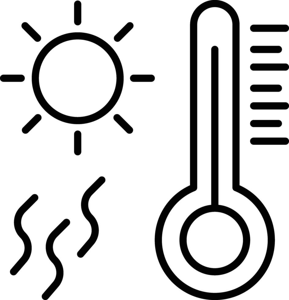 Heatwave Vector Icon
