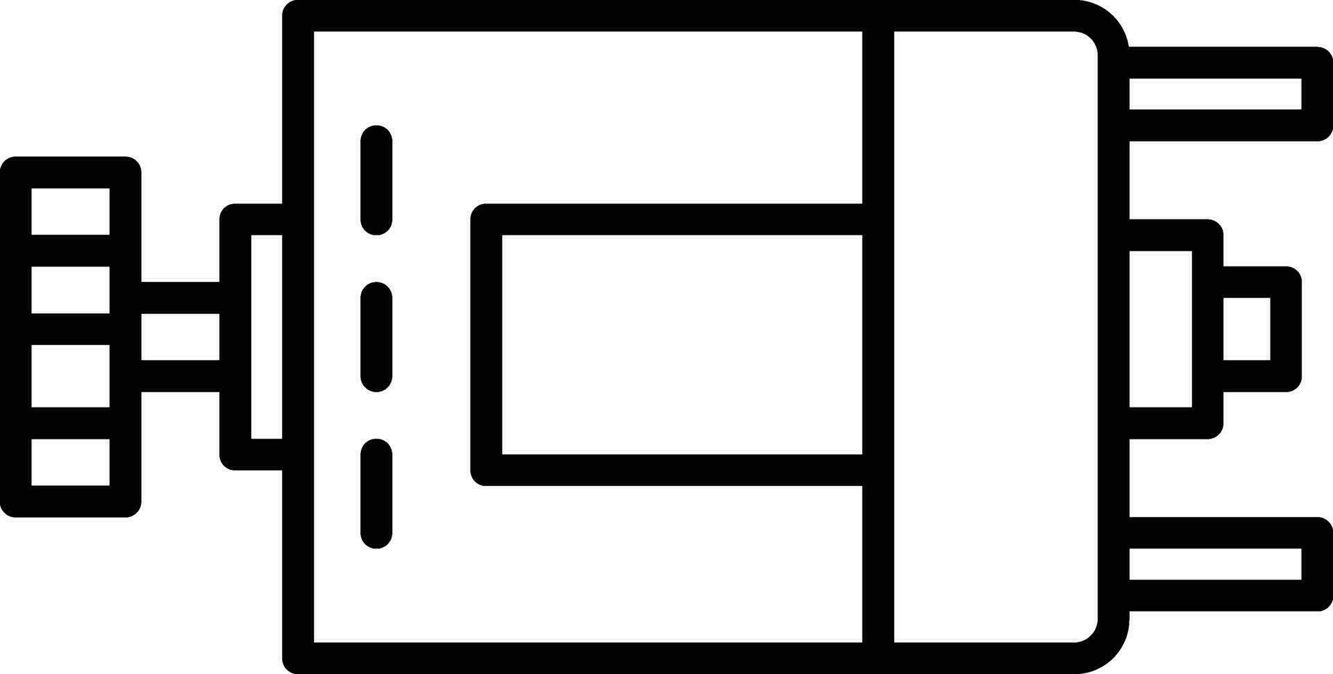 Dc Motor Vector Icon