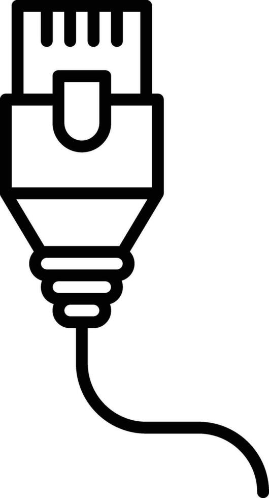 Ethernet Cable Vector Icon