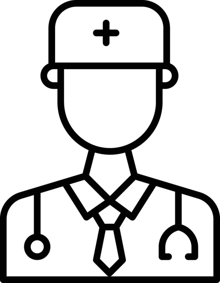 icono de vector de doctor