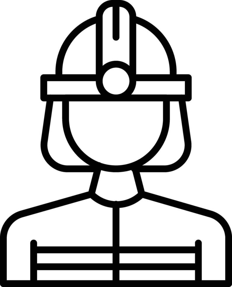 Firefighter Vector Icon