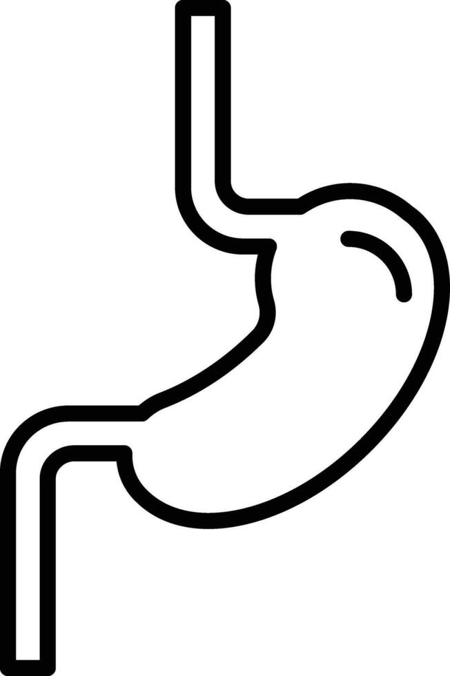 Esophagus Vector Icon