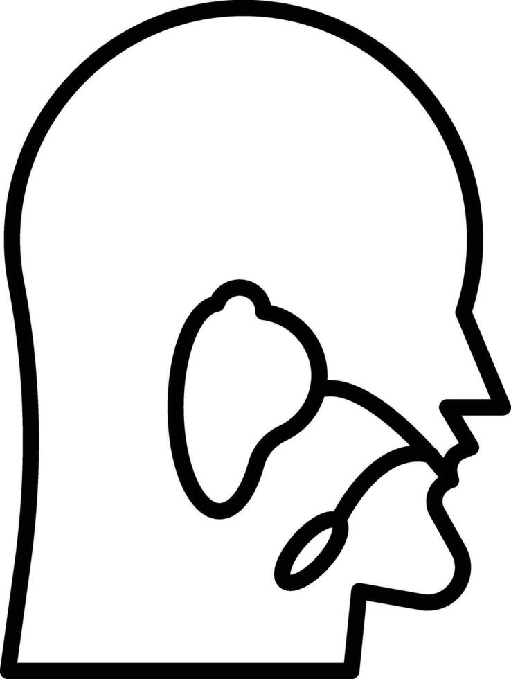 Salivary Glands Vector Icon
