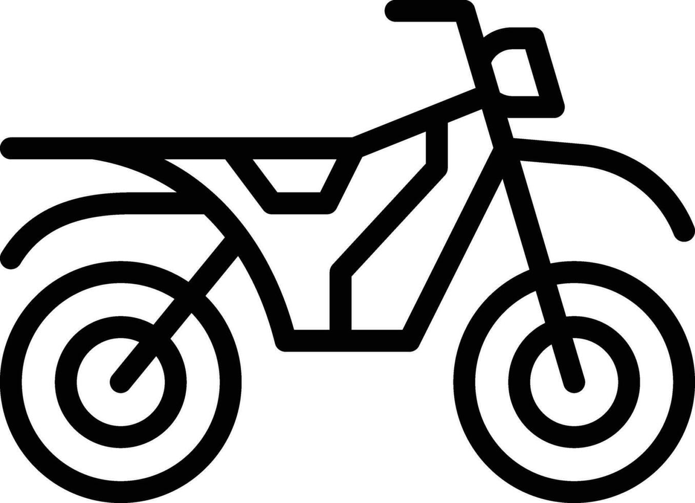 Dirt Bike Vector Icon