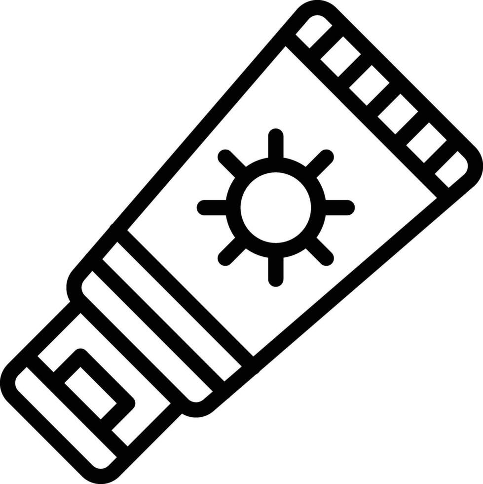 Sunscreen Vector Icon