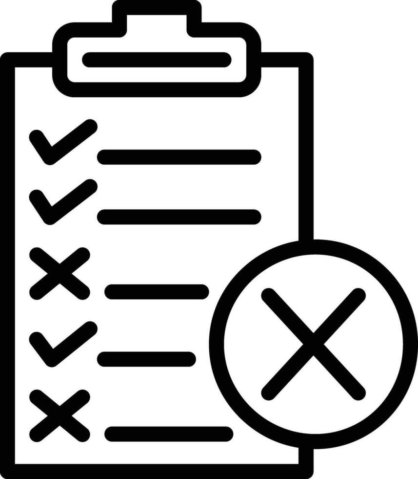 Non-Conformance Vector Icon
