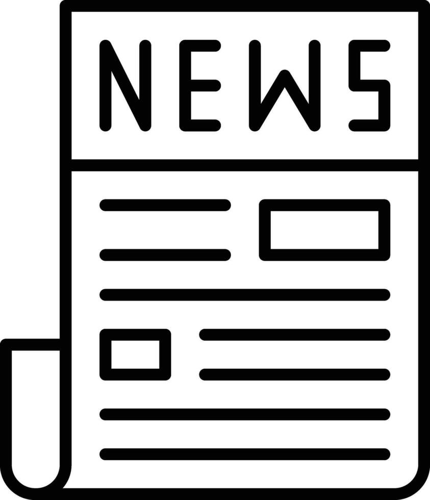 Tabloid Vector Icon