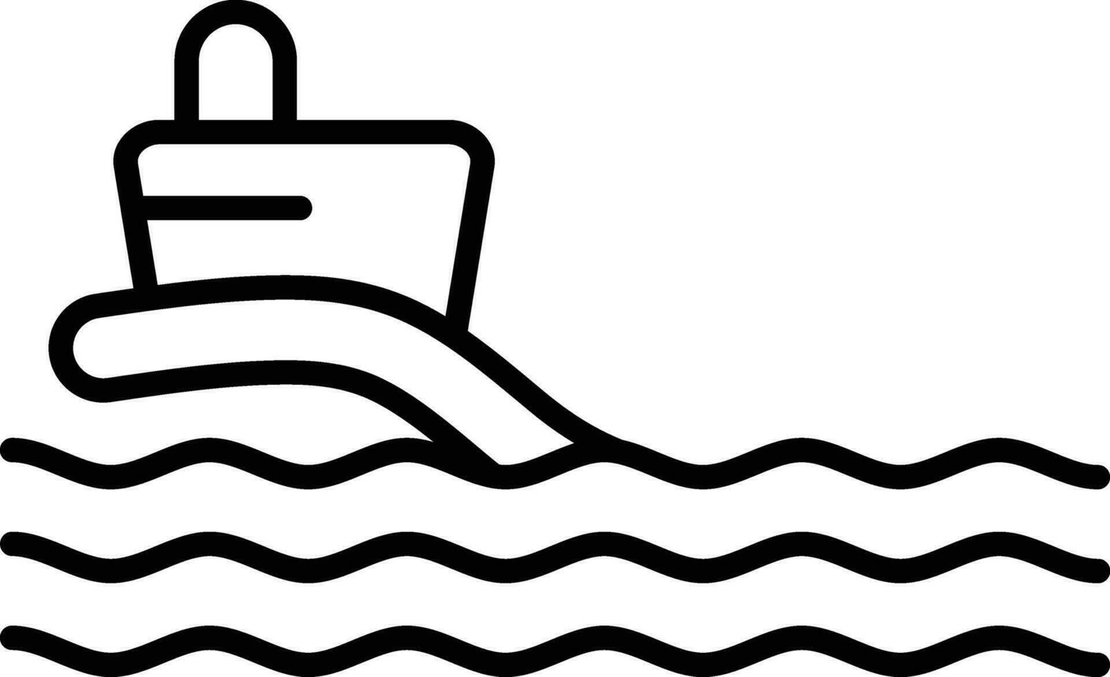 Water Ride Vector Icon