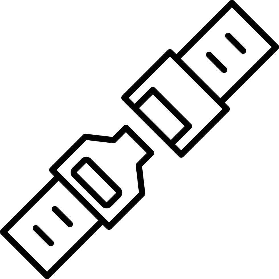 Safety Belt Vector Icon