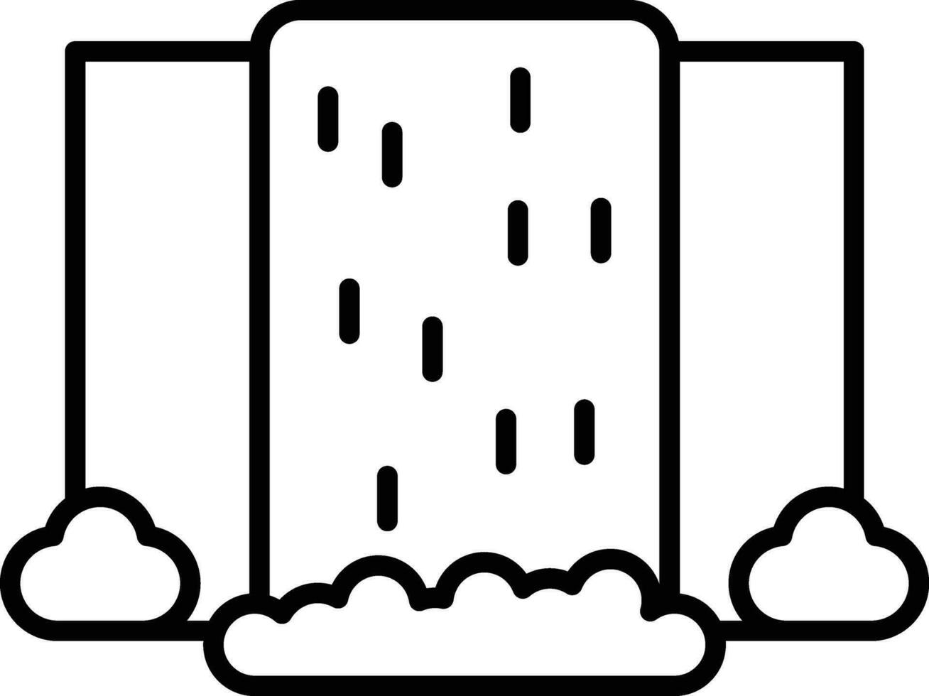 Waterfall Vector Icon