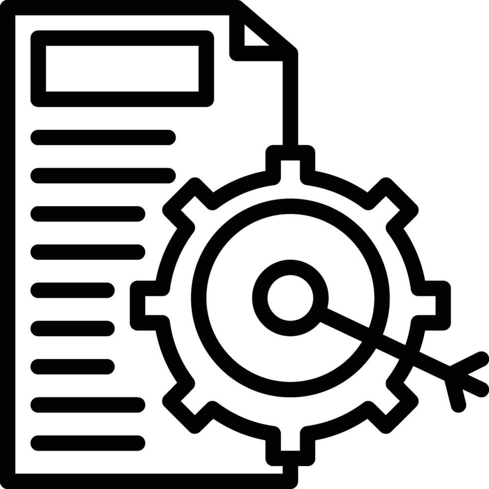 Goal Setting Vector Icon
