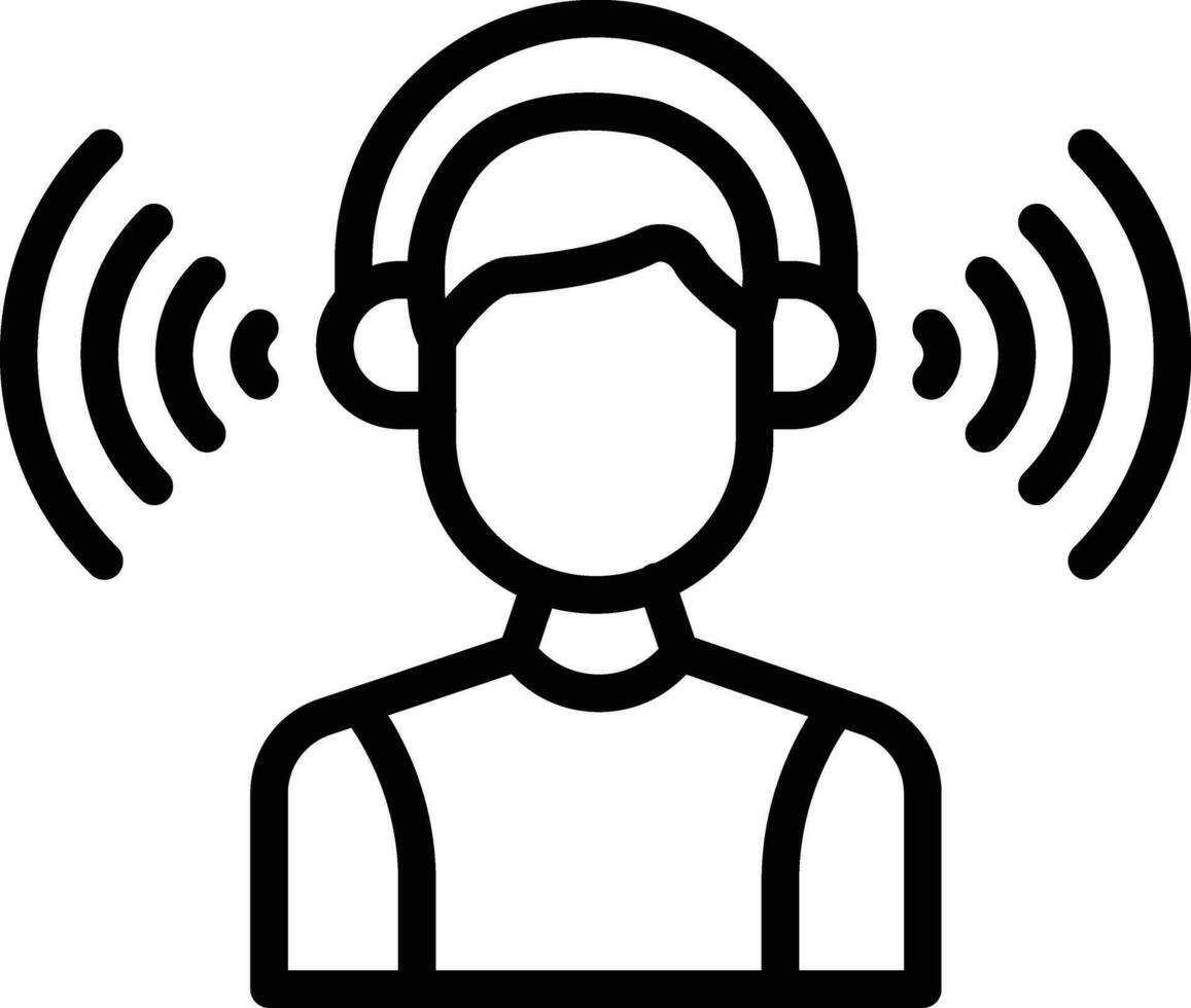 Listening Vector Icon