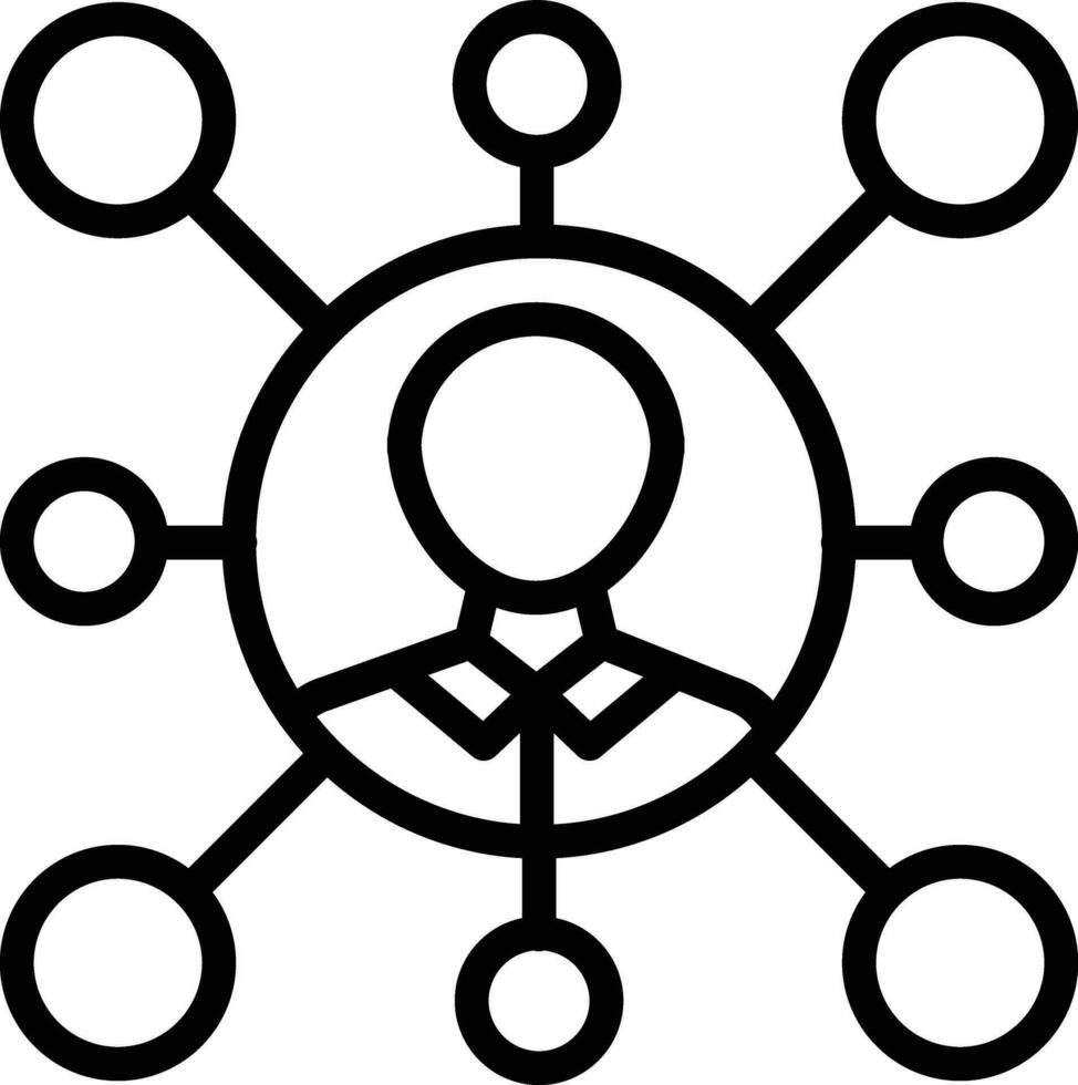 Business Networking Vector Icon