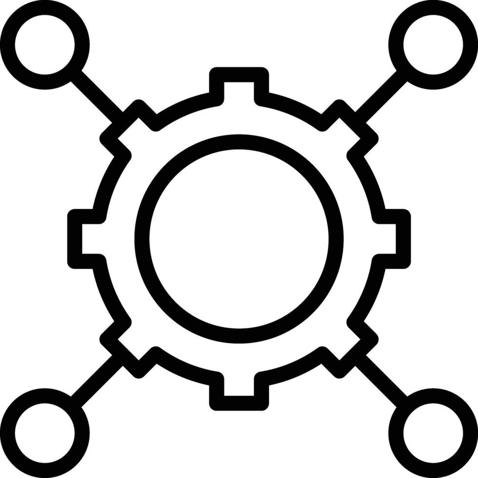 Network Integration Vector Icon