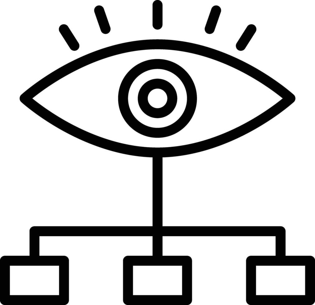 Network Monitoring Vector Icon