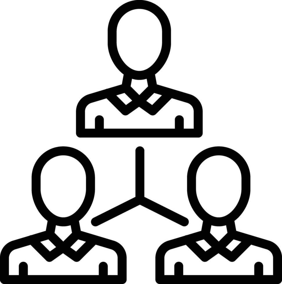 Professional Networking Vector Icon
