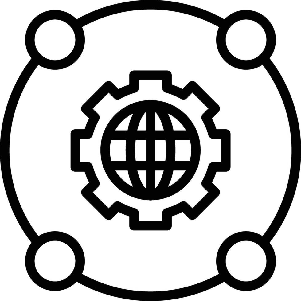 Network Integration Vector Icon