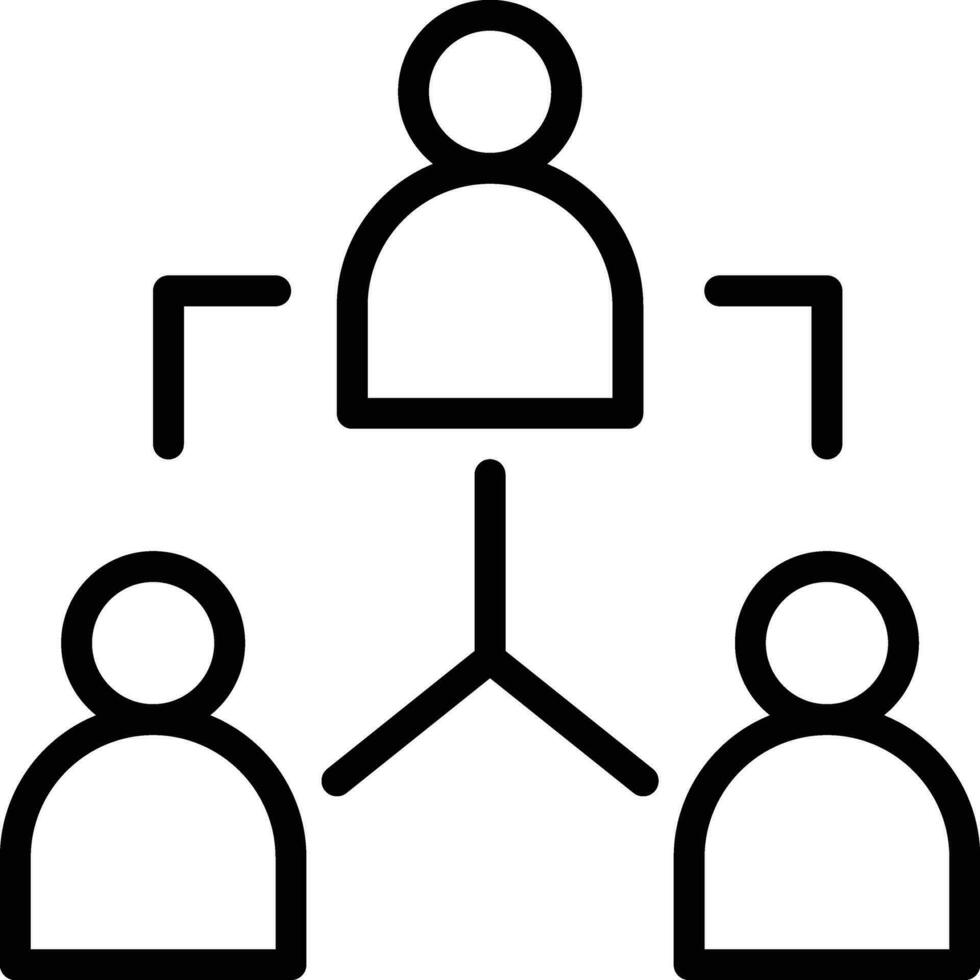 Network Segmentation Vector Icon
