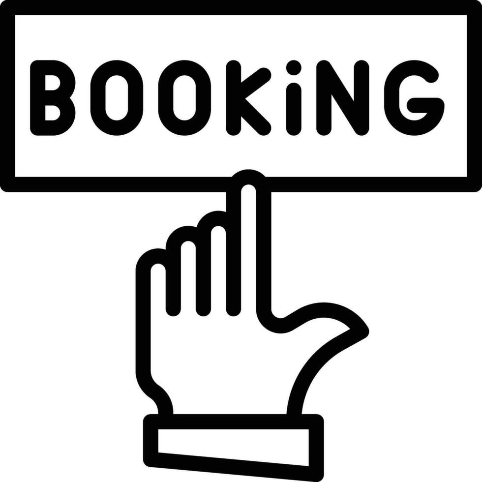 Booking Vector Icon