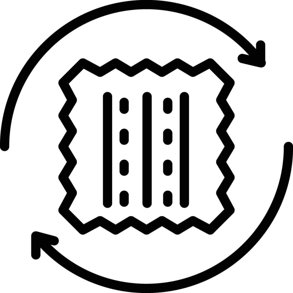 Fabric Recycle Vector Icon