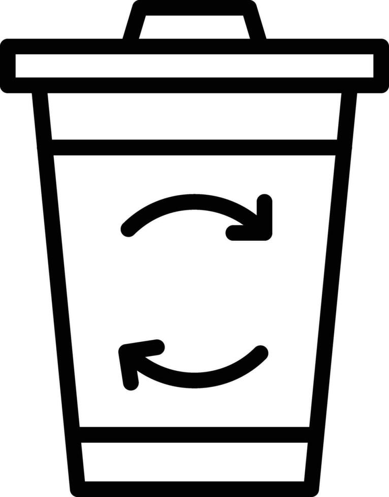 icono de vector de reciclaje