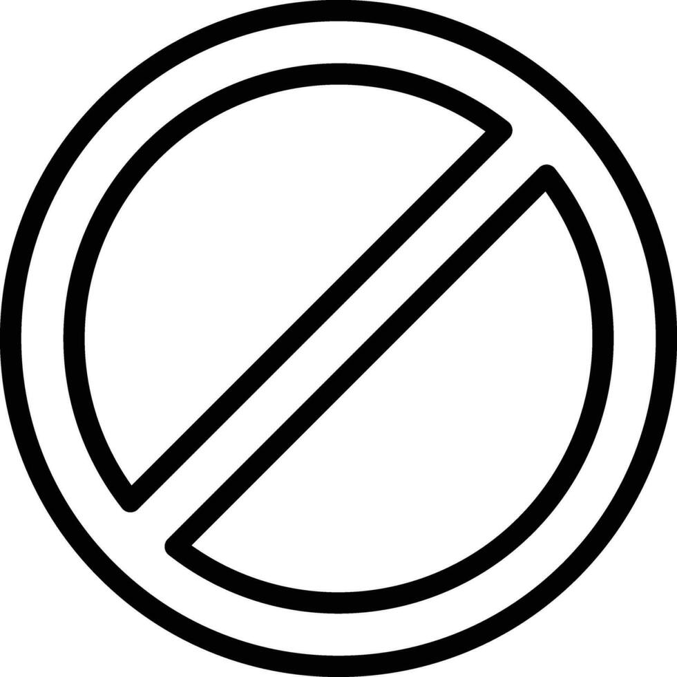 icono de vector prohibido