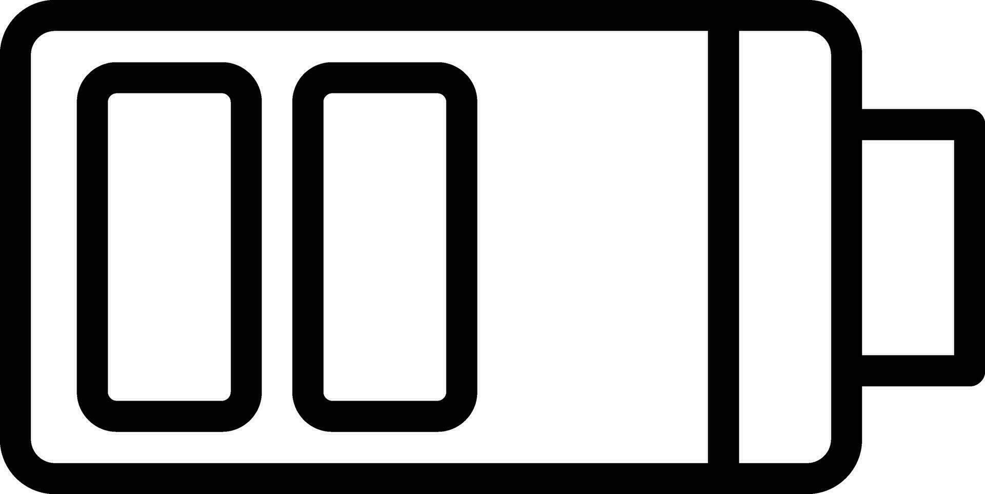 Medium Battery Vector Icon