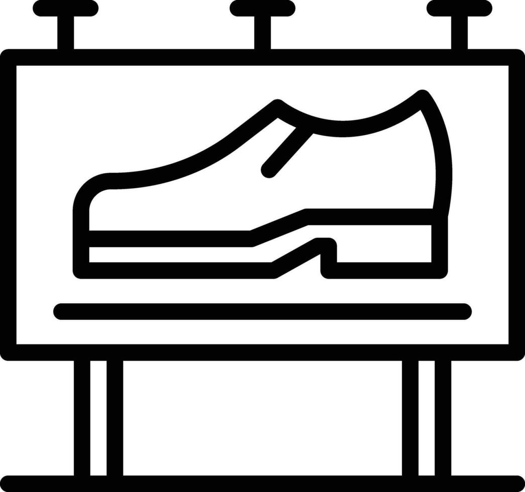 zapato márketing vector icono