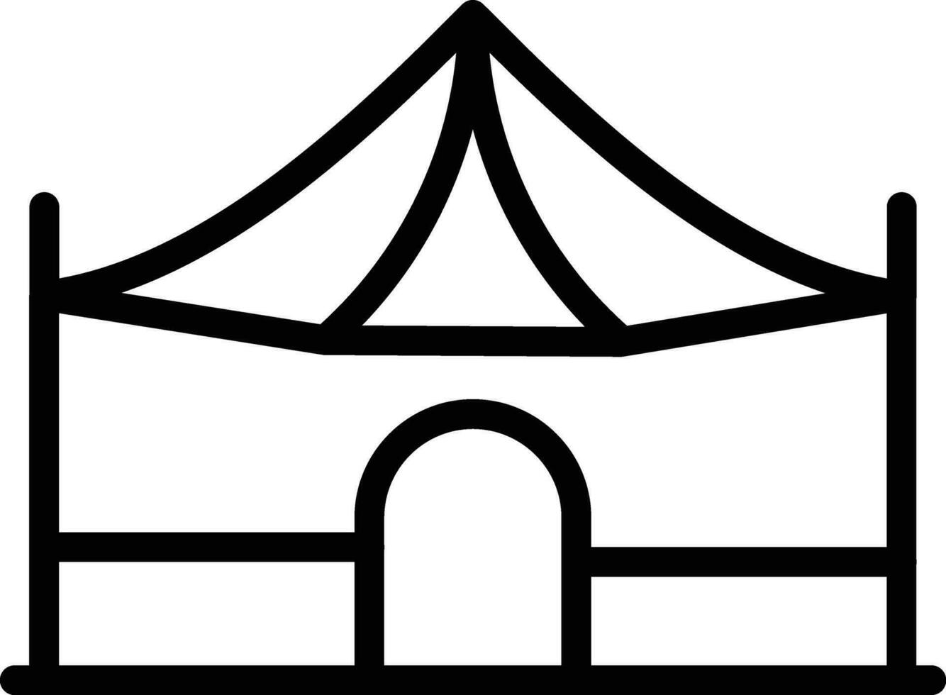 Majlis Tent Vector Icon