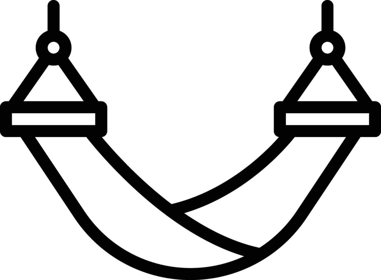 Mexican Hammock Vector Icon