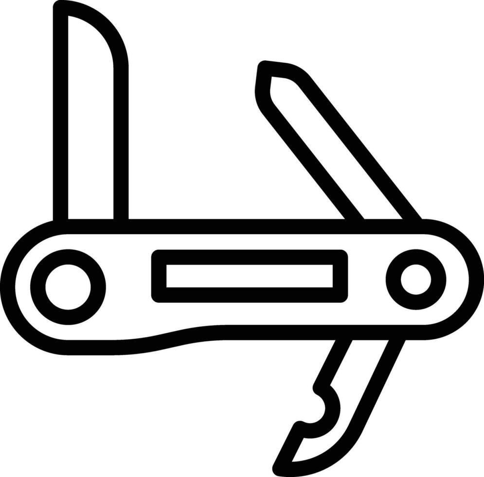 Swiss Army knife Vector Icon
