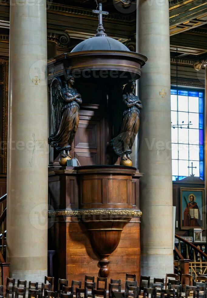 Interior of Notre Dame de Lorette Church, Paris photo