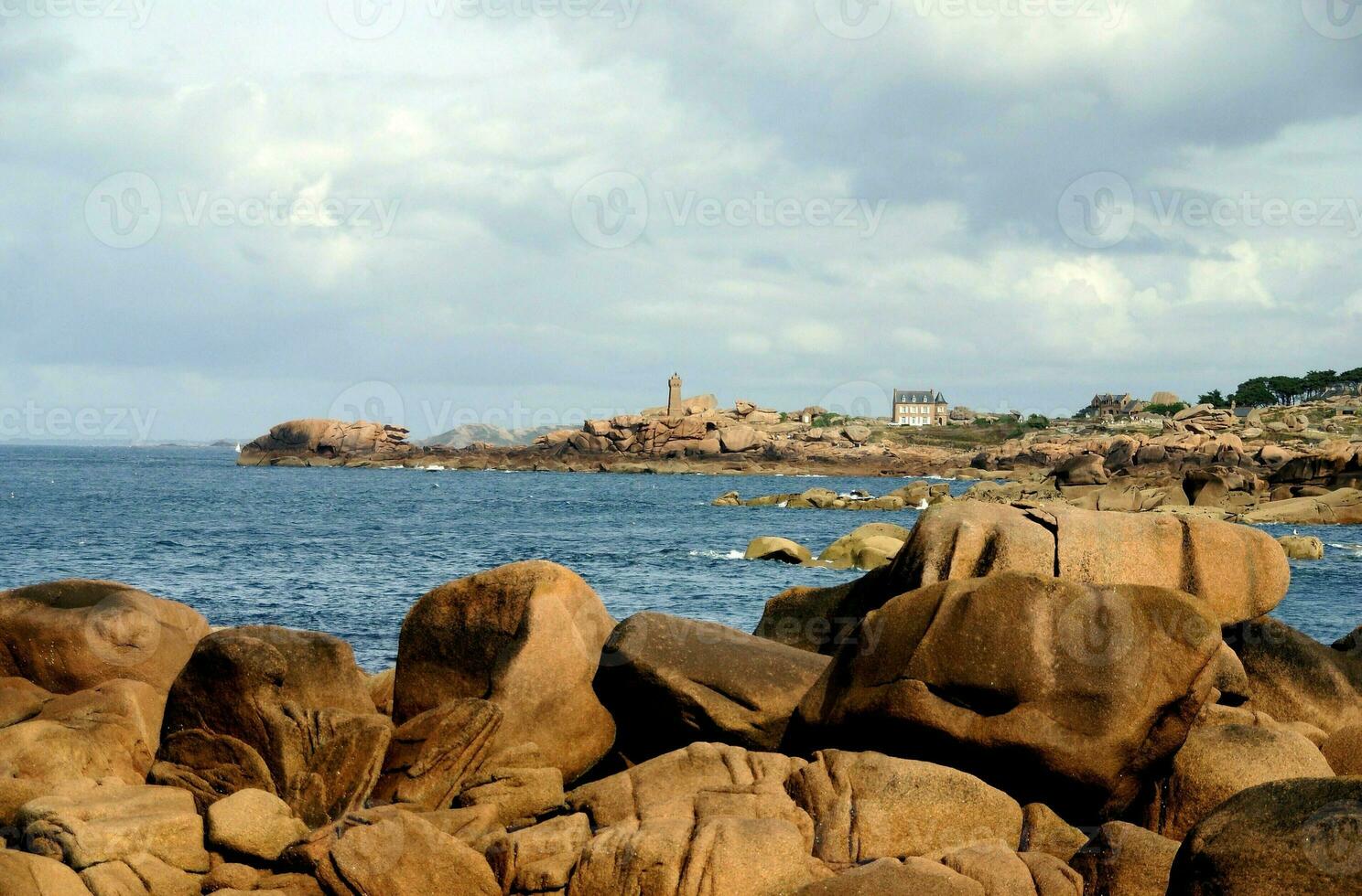 Serenity in Pink Granite Coast, Bretagne, France photo